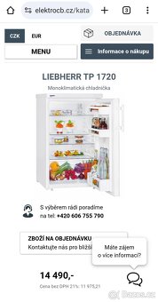Lednička Liebherr- skoro nová (široká 60 cm) - 6