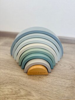 Dřevěná skládačka duha Little Dutch - 6