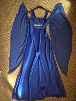 Plesové modré šaty - 6