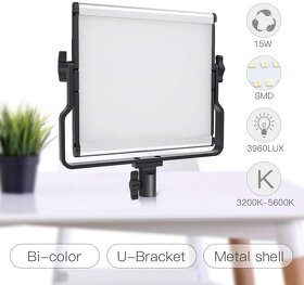 Profesionální LED foto/video světelná regulovatelná souprava - 6