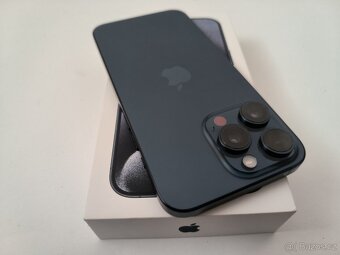 apple iphone 15 PRO MAX 256gb Blue Titanium / Batéria 100% - 6