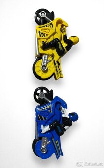 Hot Wheels motorky – Crank ’Em, Side by Side | Závodní set - 6