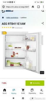 Malá lednice s mrazákem AEG - 6