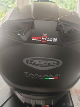 Motorkarska helma Caberg Táňa i matt Black XL - 6