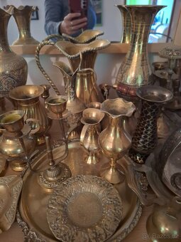 Mosazné svícny a nádobí - 6