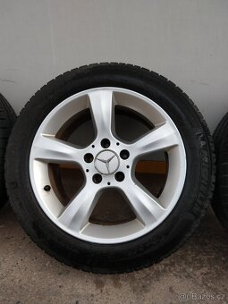 Mercedes benz originál ALU sada 16" dvourozměr W203 atd - 6