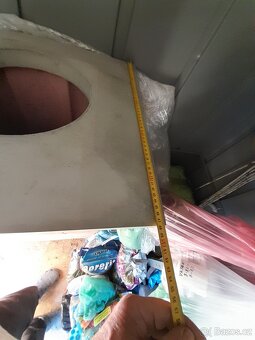 Komin z tvarnic +deska 122x77x37 cm ,vxsxh - 6