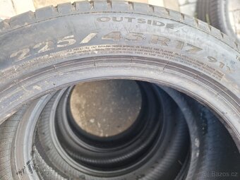 Prodám letní pneu 225/45/17 Pirelli - 6