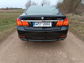 BMW 740xd 225kW 2011 najeto 200tkm ACC,komforní sedačky,N.V. - 6