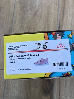 Sandálky zn. Jonap vel. 22 - 6