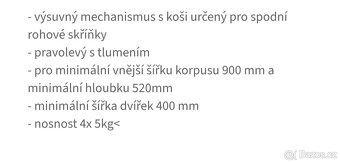 Rohový výsuvný koš do kuchyňské linky - 6