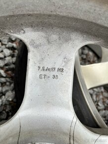 alu kola 5x100 17 ´ 7.5 x17 et30 - 6