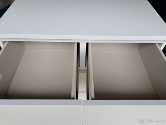 Ikea komoda Malm bílá 6 zásuvek - 6