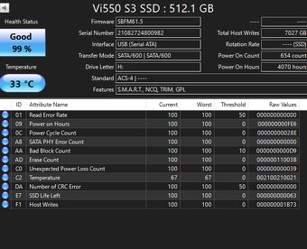 SSD 2,5" Sata - 6