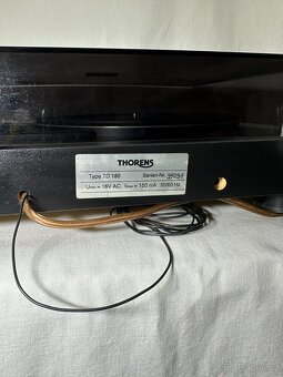 Prodám kvalitní gramofon zn. Thorens TD 180. - 6