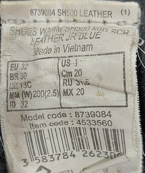 Dětské zimní boty Decathlon vel.32 - 6