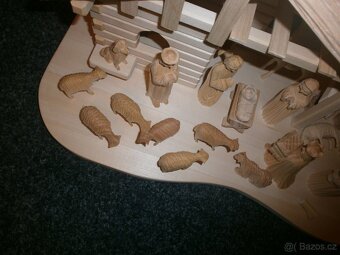 betlém z lipového a smrkového dřeva 14a5 - 6