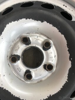 Prodám plechové disky 6J 5x112 ET47 (koncern VW) - 6