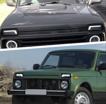 LED DRL/Smerovky - Lada Niva - 6