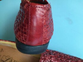 Mokasíny Peter Wagner Ladysko classic, vel.37,5 dámské bordó - 6