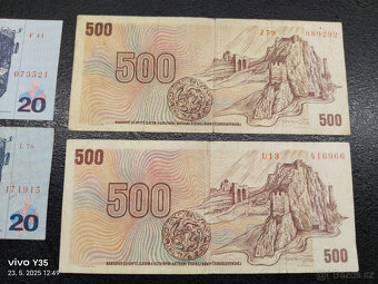 Bankovky Československo 1970 a 1973 - 6