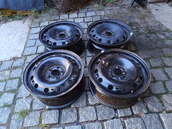 R15 plechové disky 5x100 , ET 43 - 6