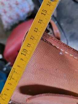 Brašna na nářadí kožená stará nepoužitá - 6