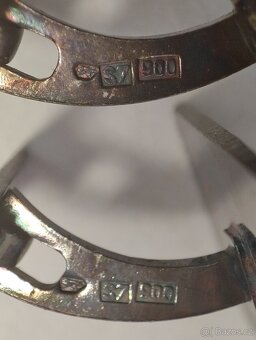 Stříbrné manžetové knoflíky - 6