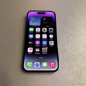 iPhone 14 Pro 128GB deep purple, pěkný stav, rok záruka - 6