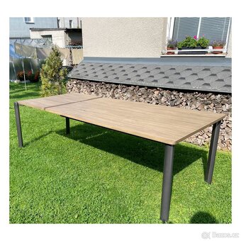 Rozkládací jídelní stůl Shirley – 160+60 cm, přírodní dub - 6