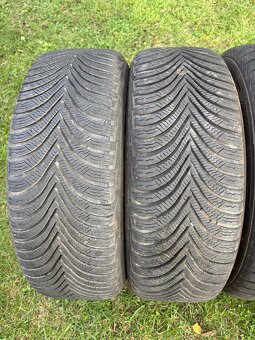 Plechové disky 5x112 + zimní pneu Barum a Michelin 205/55/16 - 6