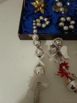 Staré vánoční ozdoby, baňky - 6