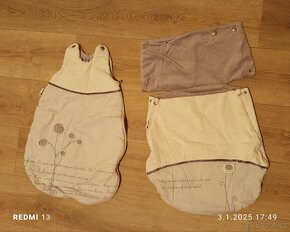 Fusaky,pytle,mantinel + kapsář,deky,věci do postýlky - 6