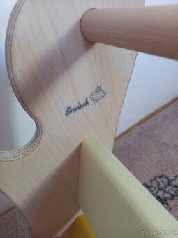 Hinta dřevěná houpačka duha - 6