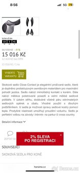 Tekna sedlo , komora 2/výměna za drezurní - 6
