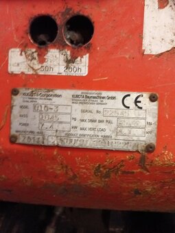 Minibagr Kubota U10-3 - 6