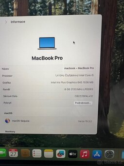 Macbook Pro 13.3" i5 1.4GHz, 8GB RAM, 256GB SSD/CZBAT - 6
