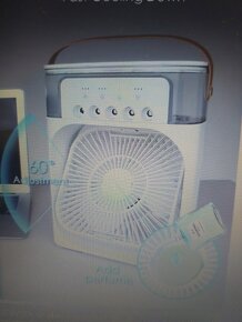 Elektrický 2v1 zvlhčovač vzduchu + ventilátor s chlazením - 6