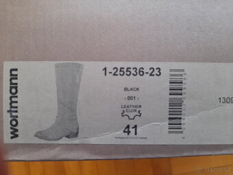 Dámské kožené kozačky, vel. 41 - 6