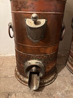 Měděné starožitné nádoby z koloniálu - 6