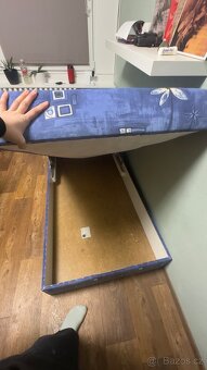 Polohovací postel z úložném prostorem - 6