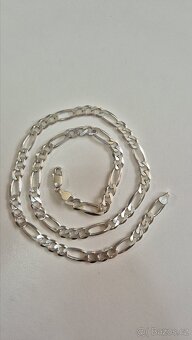 Masivní pánský stříbrný řetěz 33,05 g - 6