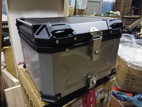 velký hliníkový TOPcase 55 l .. NOVÝ .. s plotnou - 6