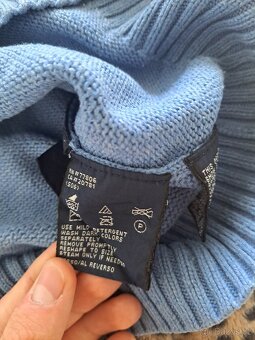 Modrá pletený Tommy Hilfiger svetr - 6