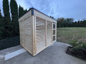 Moderní venkovní sauna - 6