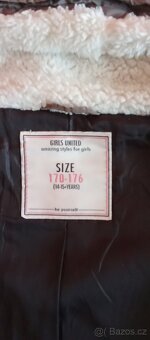 Dívčí zimní bunda ( vel. 170/176, věk 14-15 roků) - 6