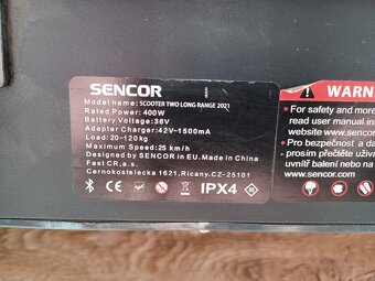 Elektrokoloběžka Sencor - 6