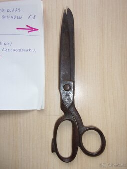 2x HISTORICKÉ KREJČOVSKÉ NŮŽKY - MIKOV a SOLINGEN - 6