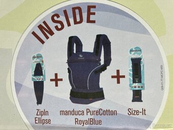 Manduca PureCotton Royal Blue - 6