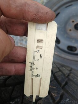 Plechová kola,sada,5x100,ET38,BRIDGESTONE,185/60 R15,8-8,5mm - 6